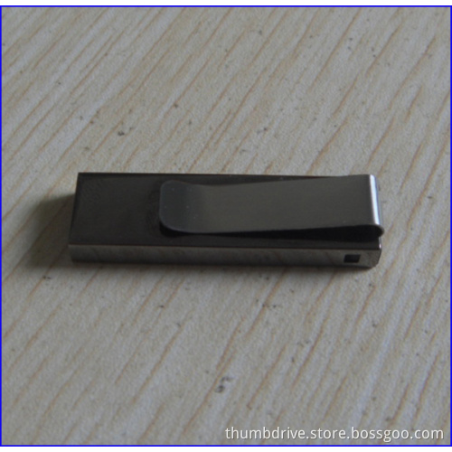 Metal Slim Tie Clip Usb Flashdrives Free Shipment